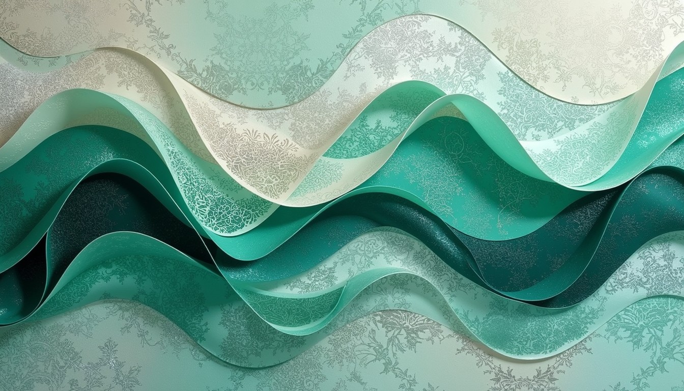 Free Emerald Wave Abstraction Image - Abstract, Emerald, Waves ...