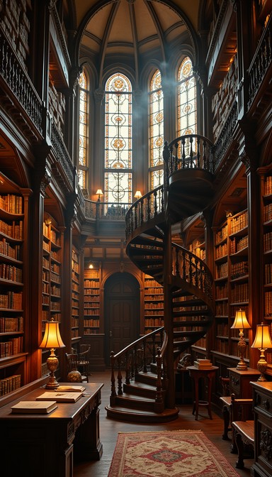 Free Gothic Library Sanctuary Image | Download at StockCake