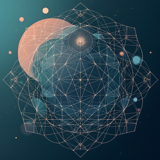 Interconnected Geometry Free Cosmic Geometric Harmony Image | Download at StockCake