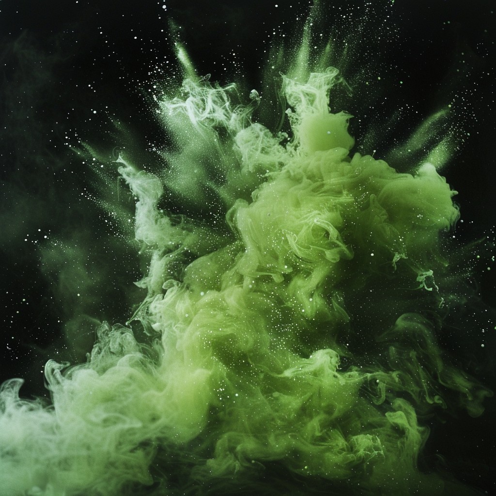 Green Exploding Mist Free Erupting Green Explosion Image - Green, Explosion, Dynamic ...