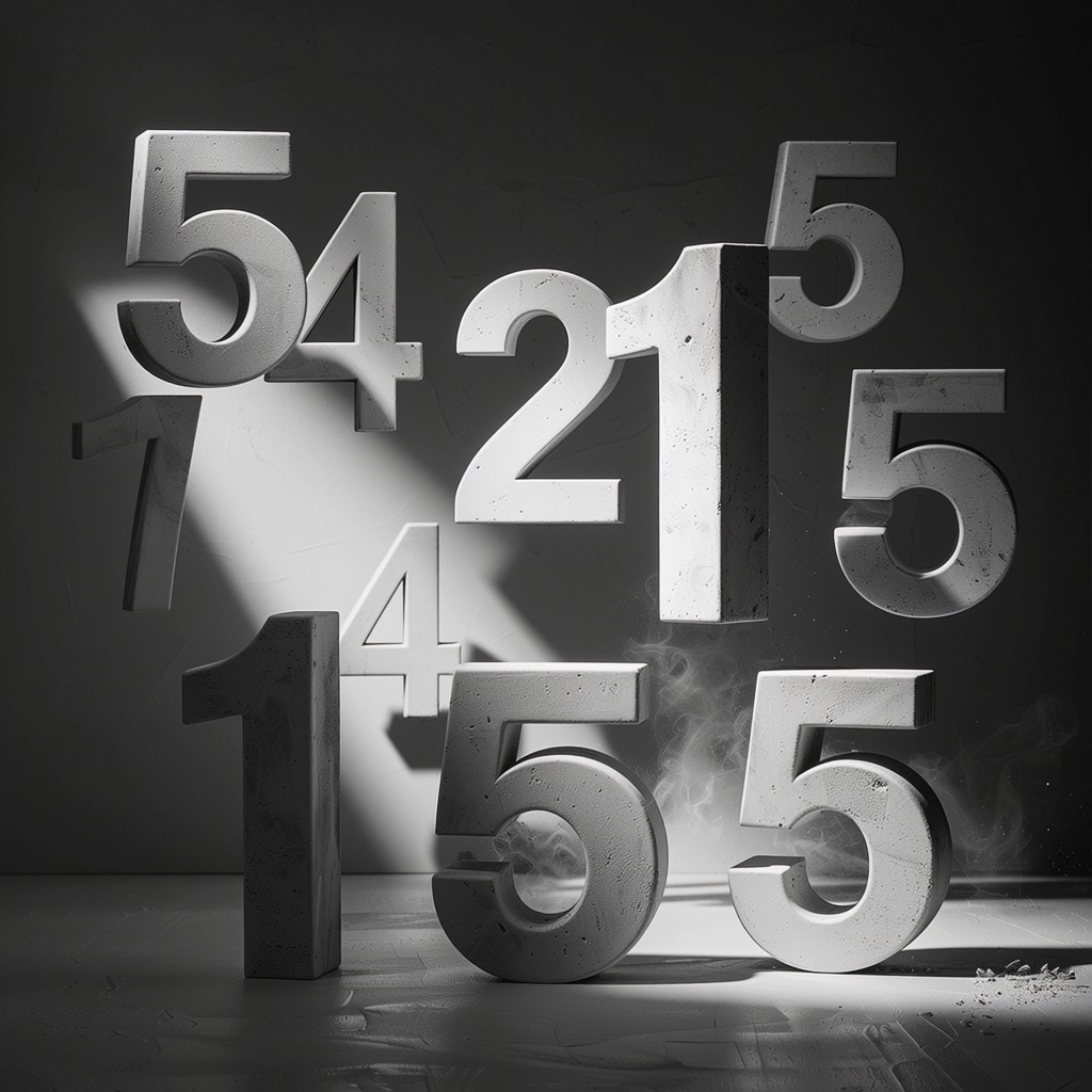 Free Abstract Number Forms Image - Numbers, Abstract, Minimalist ...