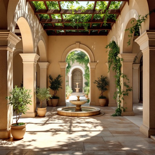 Free Mediterranean Courtyard Gateway Image - Mediterranean, Archway ...