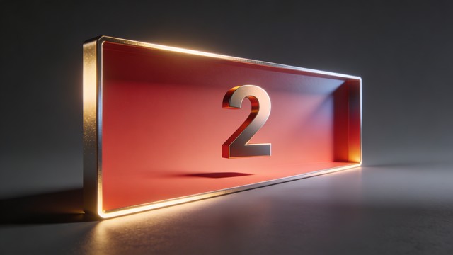 Red Floating Numbers Free Bold Red Number Image - Number, Red, 3d | Download at StockCake