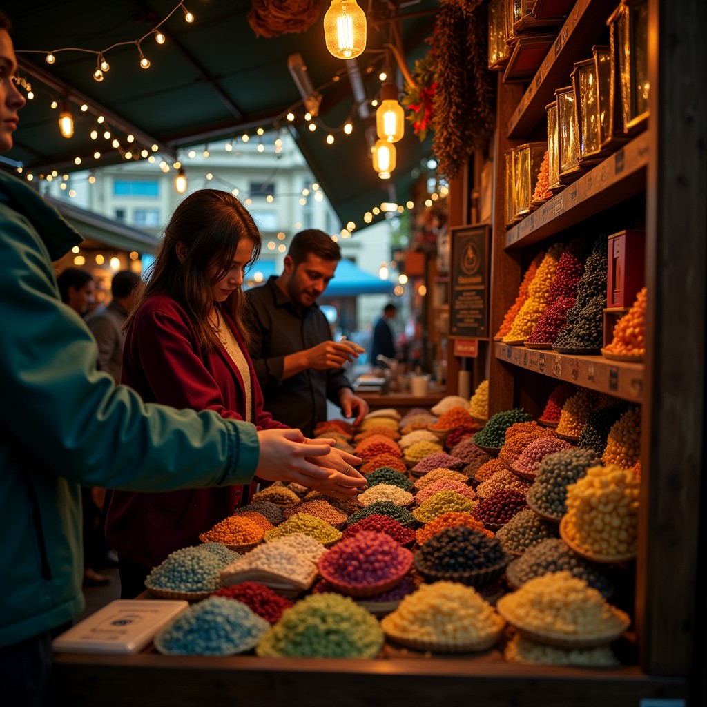 Exquisite Color Market Free Colorful market treasures Image - Market, Spices, Colorful ...