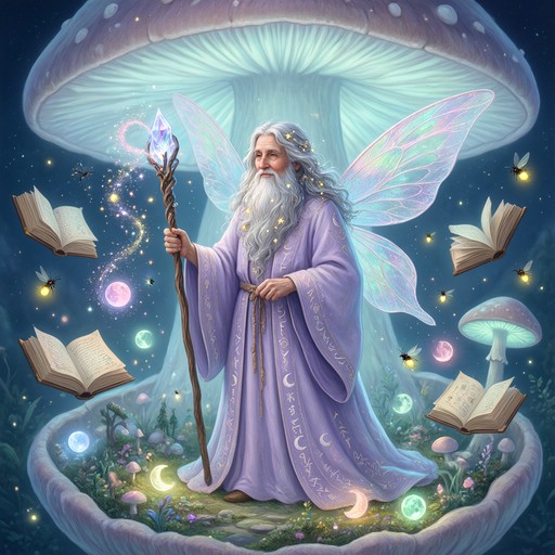 Download Lavender Fairy Wizard Image - Fairy, Wizard, Fantasy | StockCake