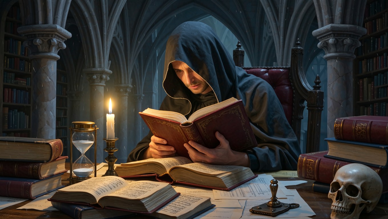 Free Ancient Knowledge Seeker Image Gothic Candlelight Scholar free-ancient-knowledge-seeker-image-gothic-candlelight-scholar