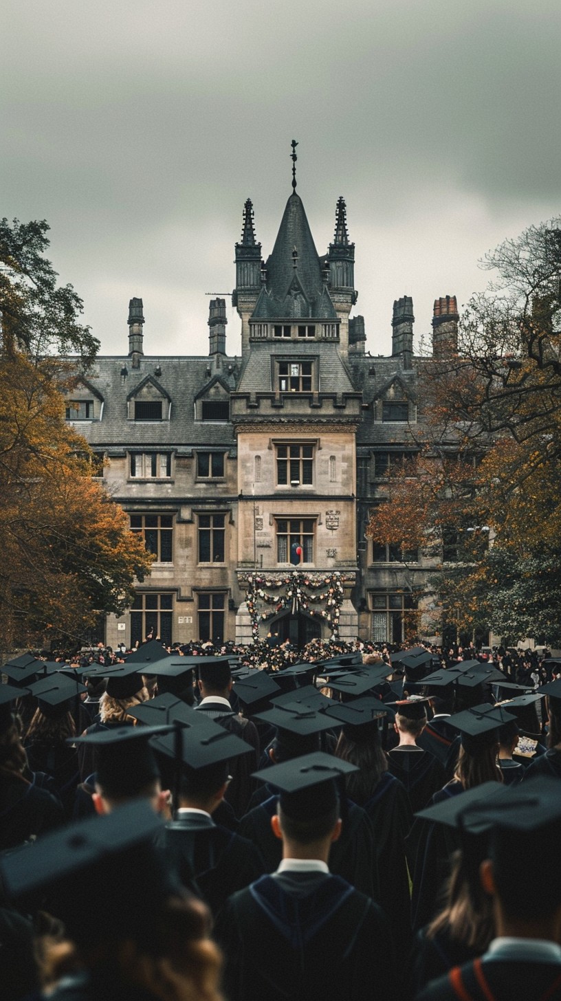 Free Graduation Day Scene Image - Graduation, Castle, Graduates ...