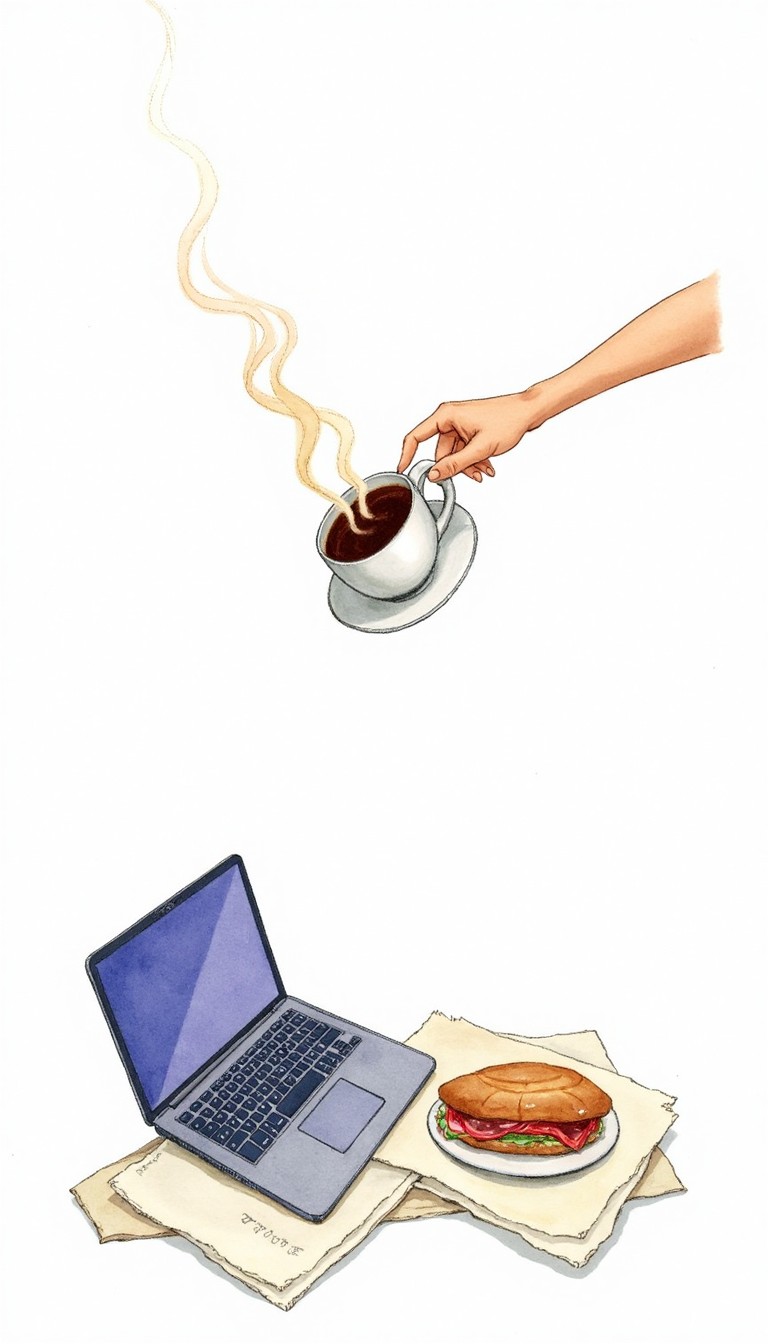 Free Digital coffee pause Image - Coffee, Laptop, Work | Download at ...