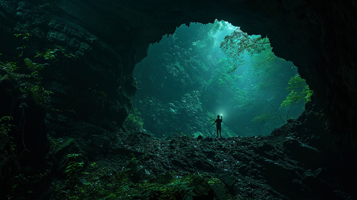 Free Cave exploration moment Photo - Cave, Explorer, Sunlight ...