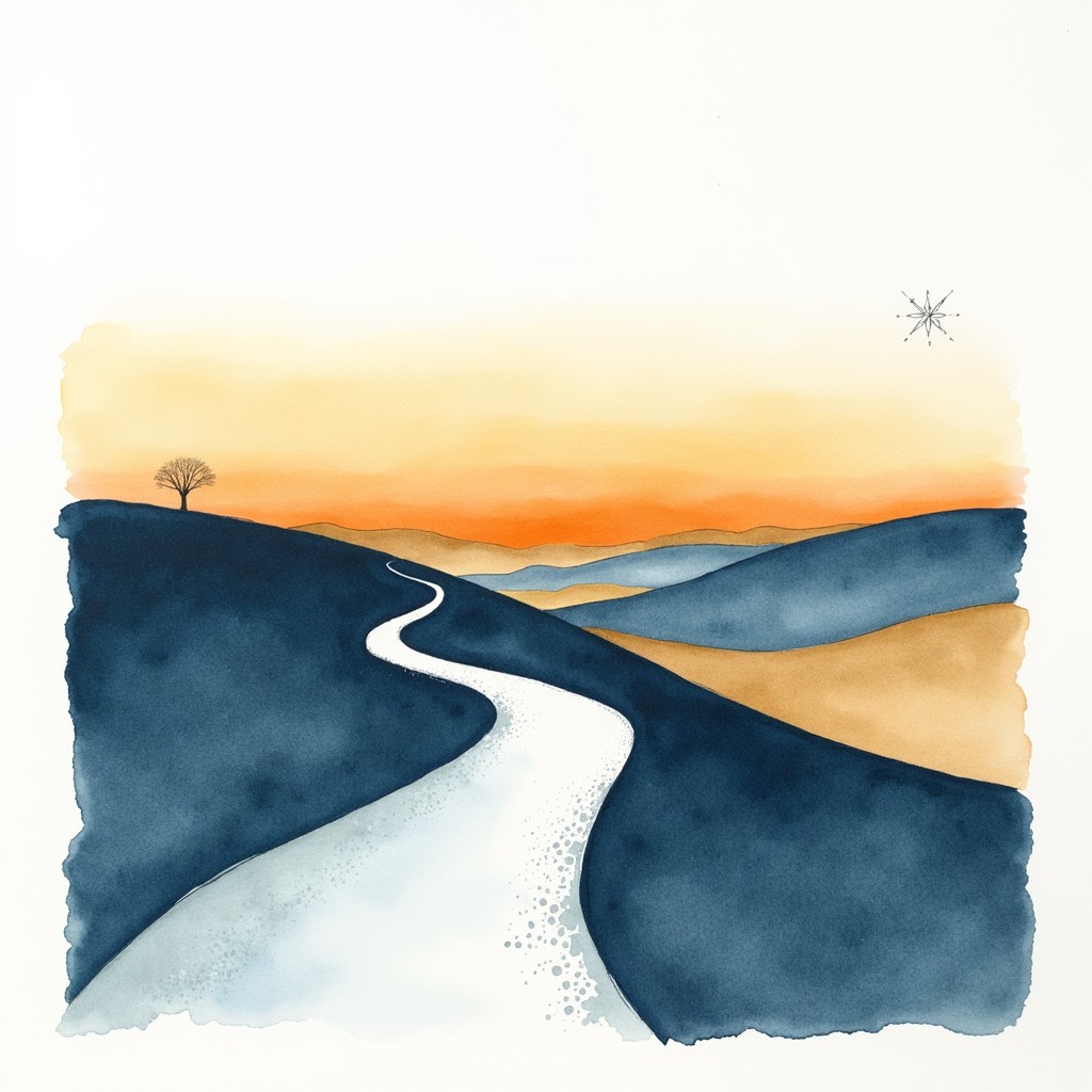 Free Path To Possibilities Image - Watercolor, Path, Horizon | Download ...
