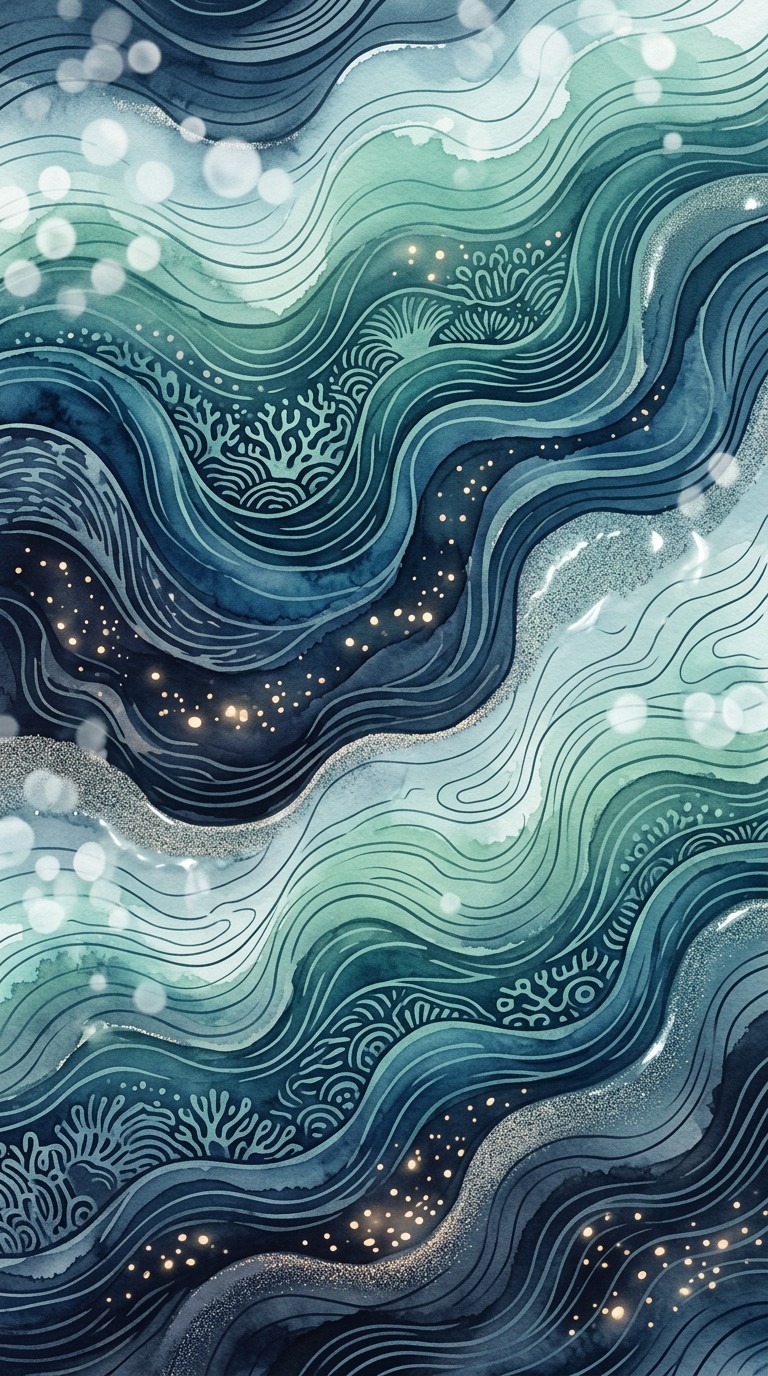 Free Deep Sea Layers Image - Ocean, Waves, Abstract | Download at StockCake