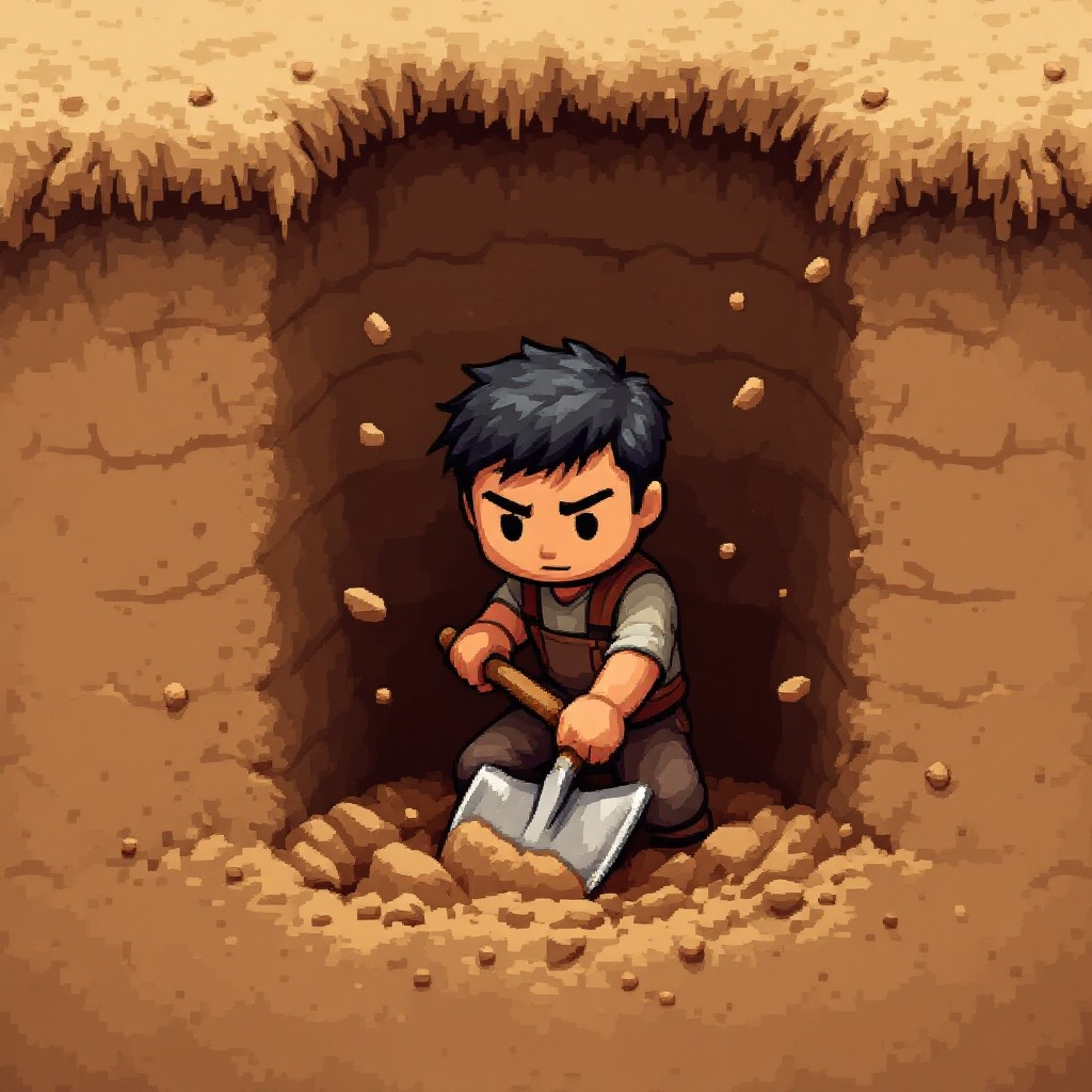 Free Pixel Miner Digging Image - Pixel, Mining, Digging | Download at ...