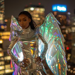 Free Futuristic Winged Cosplay Image - Futuristic, Neon, Cosplay ...