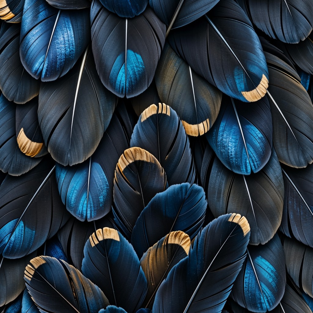 Free Black Feather Pattern Image - Feathers, Pattern, Black | Download ...