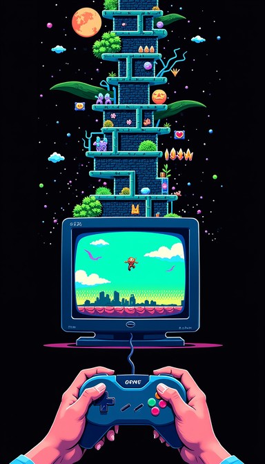 Free Retro Gaming Portal Image - Retro, Gaming, Pixelart | Download at ...