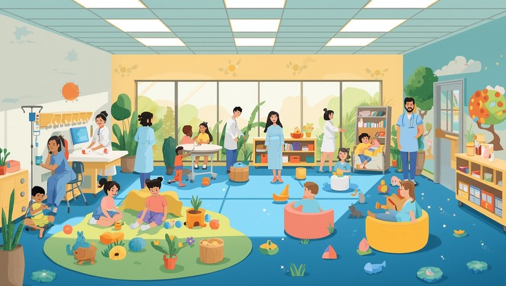 Free Colorful Pediatric Ward Image - Hospital, Pediatric, Children ...