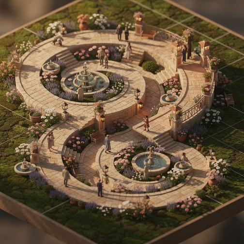 Isometric Rocks Diorama Free Isometric Terrain Diorama Image - Diorama, Isometric, 3d ...