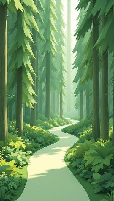 Free Peaceful Forest Path Image | Download at StockCake