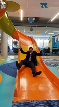 Free Joyful Office Slide Image - Office, Fun, Slide | Download at StockCake