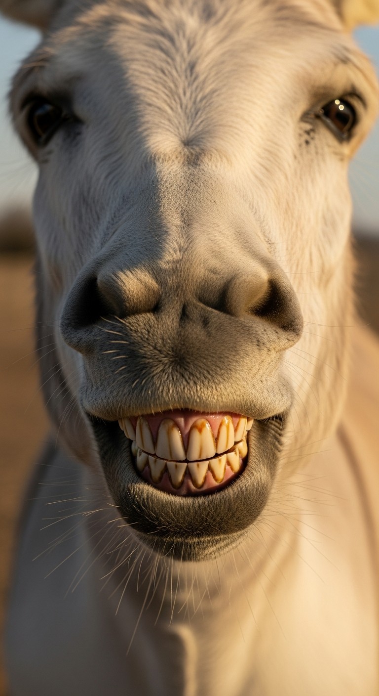 Download Happy Donkey Teeth Image - Donkey, Equine, Smile | StockCake