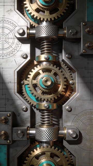 Free Industrial Metal Design Image - Mechanical, Gears, Industrial ...