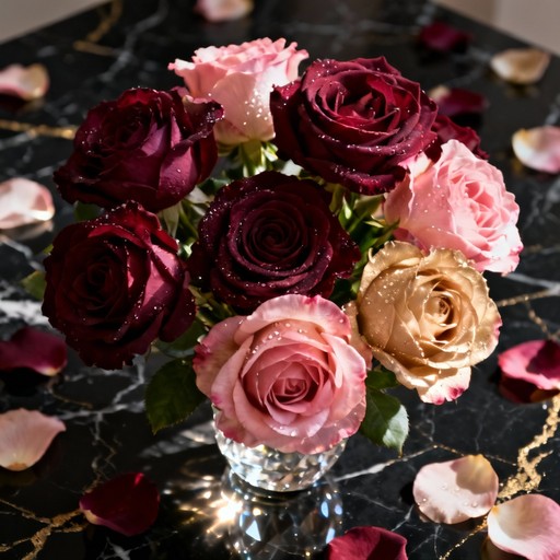 Elegant Roses Free Elegant Cascading Bouquet Image - Roses, Bouquet, Pink | Download ...
