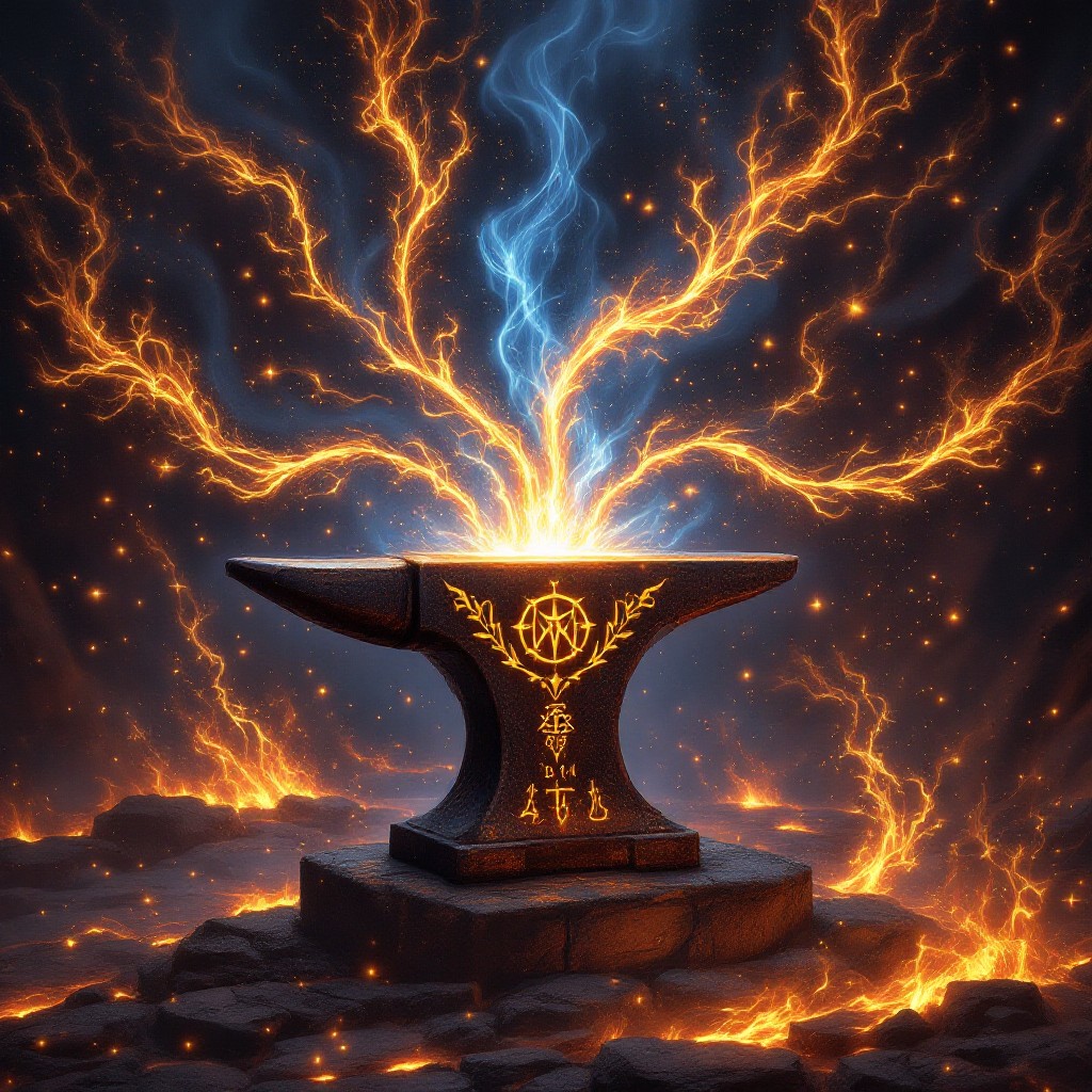 Free Mystical Anvil Awakens Image - Anvil, Magical, Forge | Download at ...
