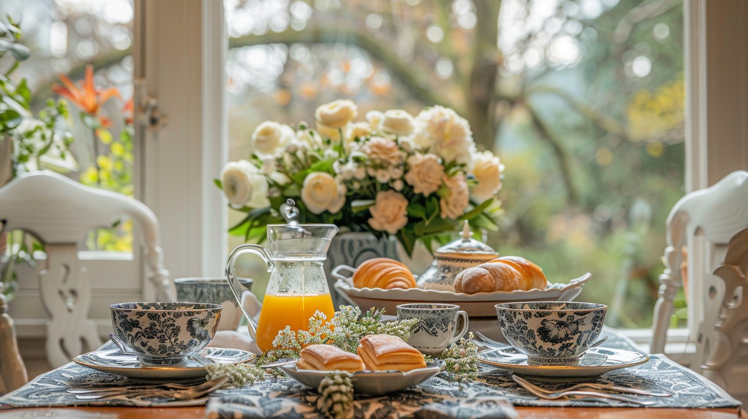 Free Elegant Breakfast Spread Image - Breakfast, Elegance, Pastries ...