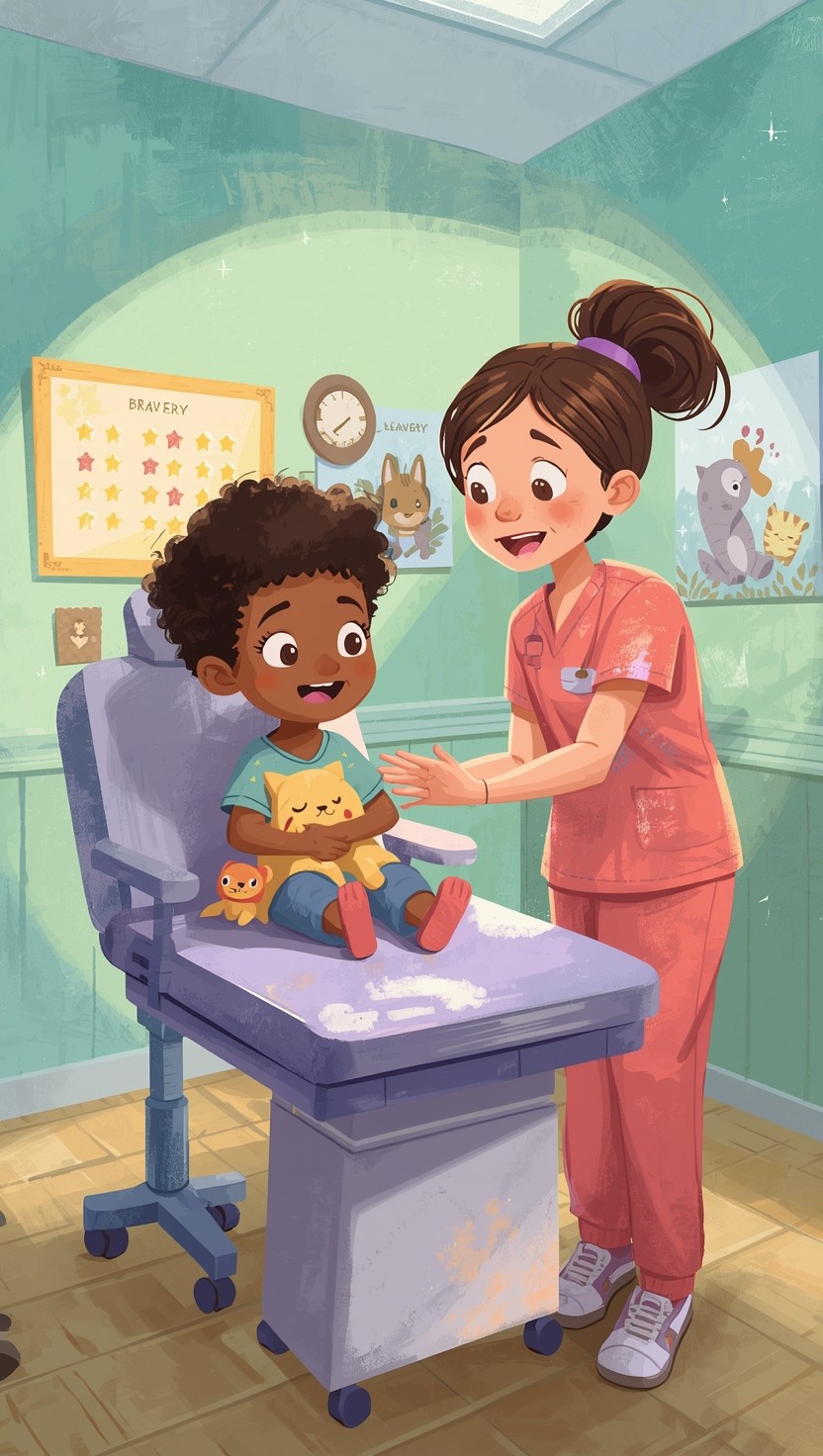 Brave Doctor Free Brave Doctor Visit Image - Illustration, Children, Pediatric ...
