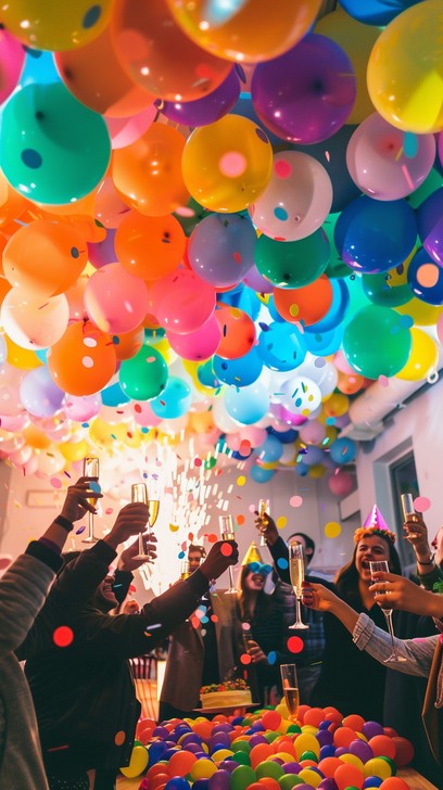 Free Joyful party celebration Image - Celebration, Party, Confetti ...