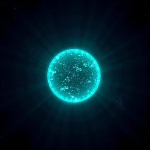Free Glowing Teal Orb Image | Download at StockCake