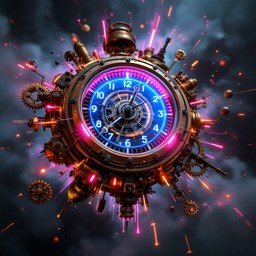 Free Clockwork Meets Cyberpunk Image - Clockwork, Cyberpunk, Steampunk ...