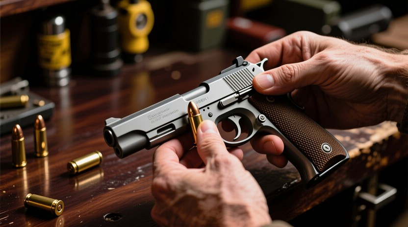 Handgun Loading Free Loading Firearm Carefully Image - Handgun, Firearm, Ammunition ...