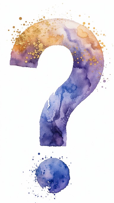 Free Ethereal Question Mark Image - Watercolor, Question, Minimalist ...