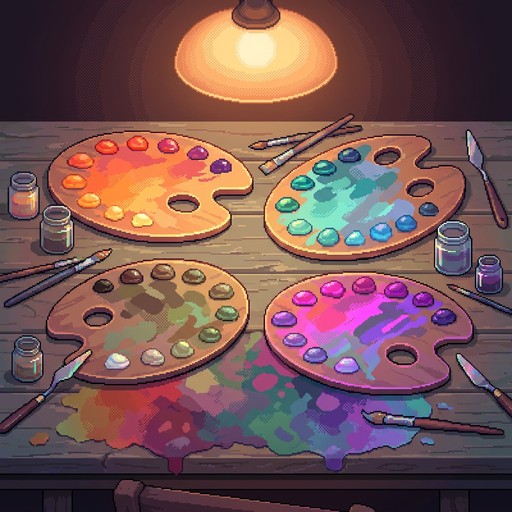 Free Colorful Paint Palettes Image - Art, Palette, Paint | Download at ...