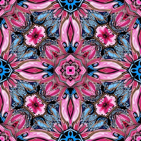 Free Anime Floral Pattern Image - Anime, Manga, Pattern | Download at ...