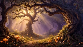 Free Enchanted Forest Path Image - Forest, Magical, Sunbeams | Download ...