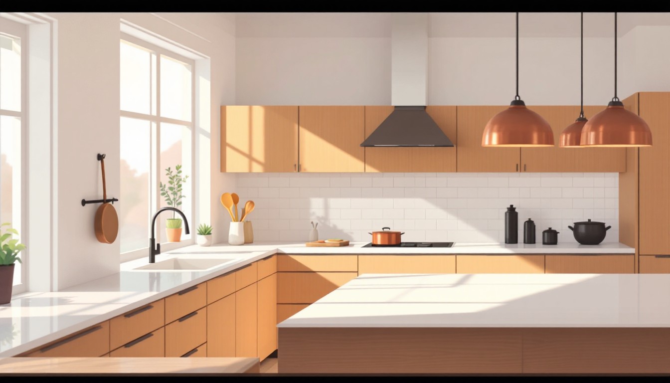 Free Sun-Drenched Pixel Kitchen Image - Kitchen, Minimalist, Pixel ...