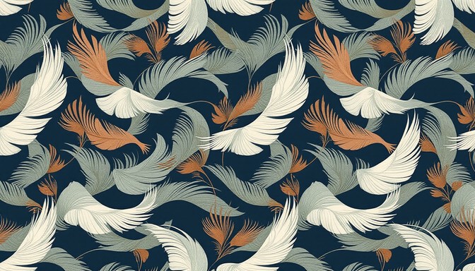 Free Feathers In Flight Image - Feathers, Geometric, Pattern | Download ...