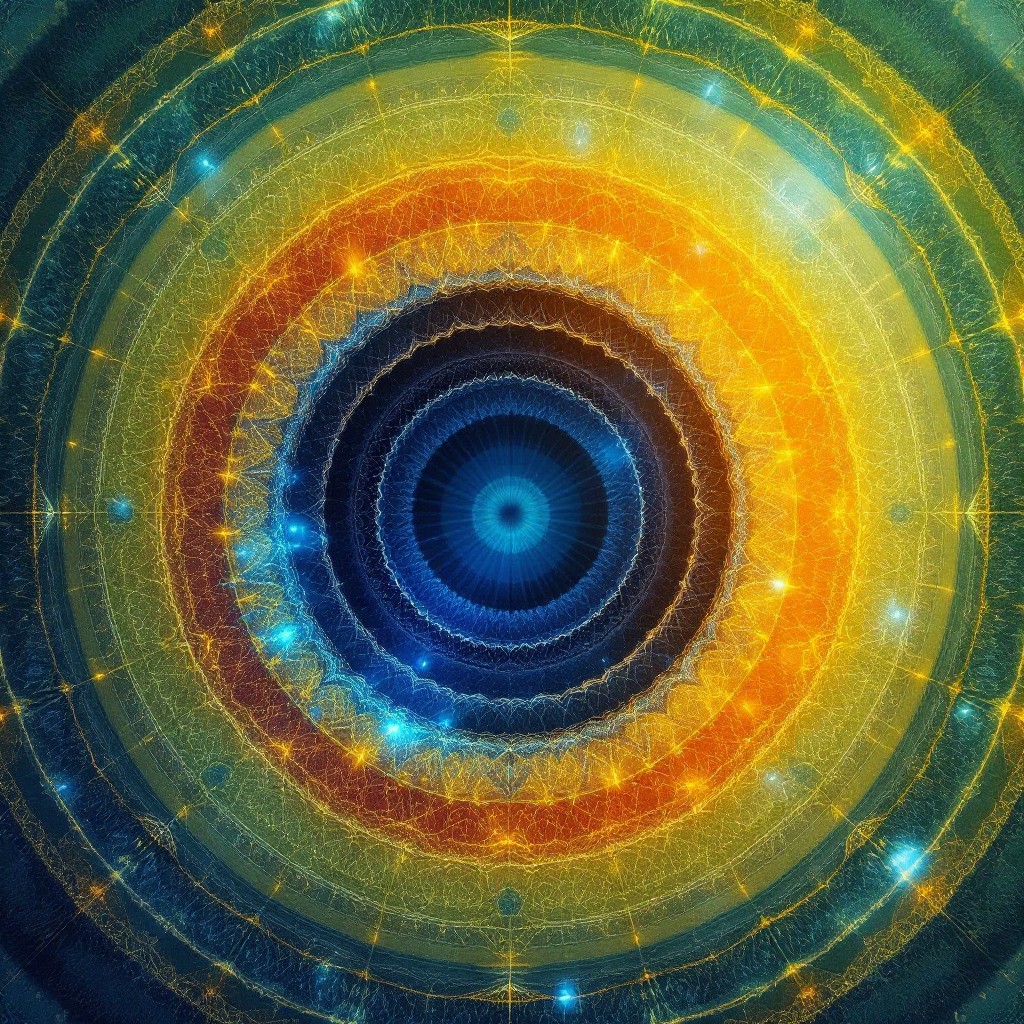 Free Cosmic Core Revealed Image - Concentric, Layers, Cerulean ...