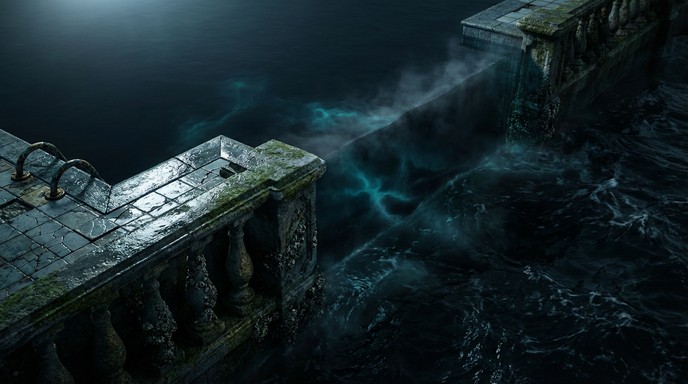 Free Abandoned Infinity Edge Image - Gothic, Abandoned, Pool | Download ...