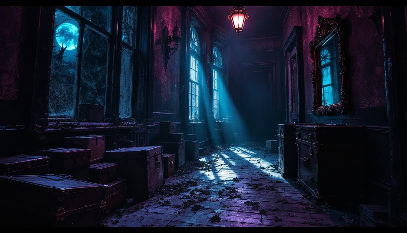 Free Moonlit Gothic Corridor Image - Gothic, Abandoned, Moonlight ...