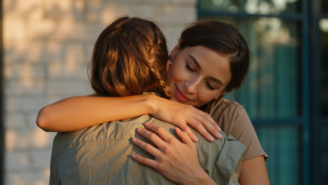 Proper Embrace Free Protective Embrace Moment Photo - Embrace, Hug, Comfort | Download ...