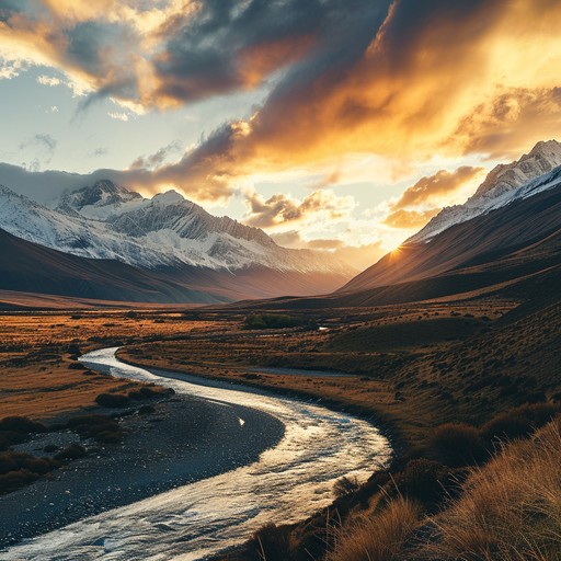 Free Sunset Mountain River Image - Sunset, River, Mountains | Download ...