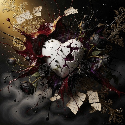 Free Broken Heart Story Image - Heartbreak, Rose, Gothic | Download at ...