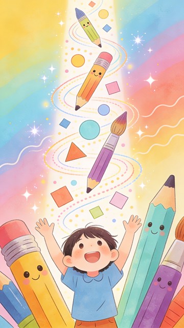 Free Creative Joy Rising Image - Illustration, Child, Creativity ...