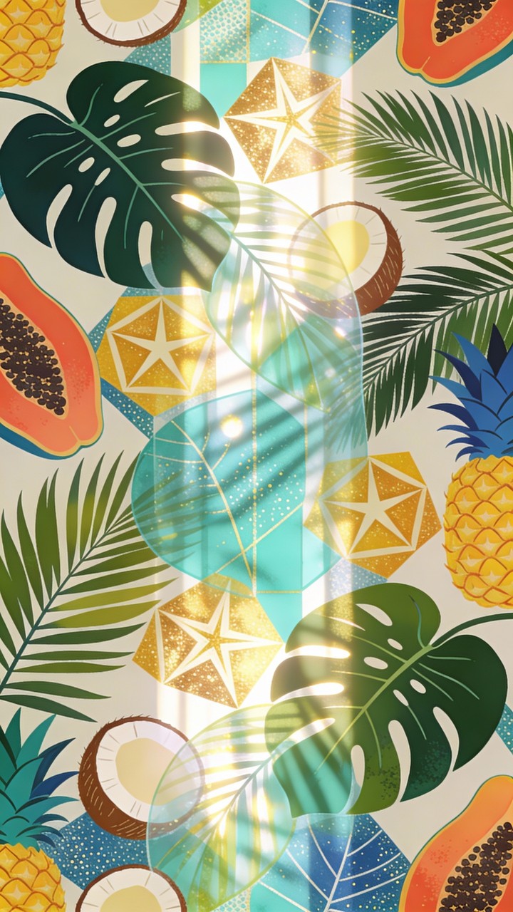 Tropical Pattern Design Free Tropical Pattern Design Image - Tropical, Pattern, Botanical ...
