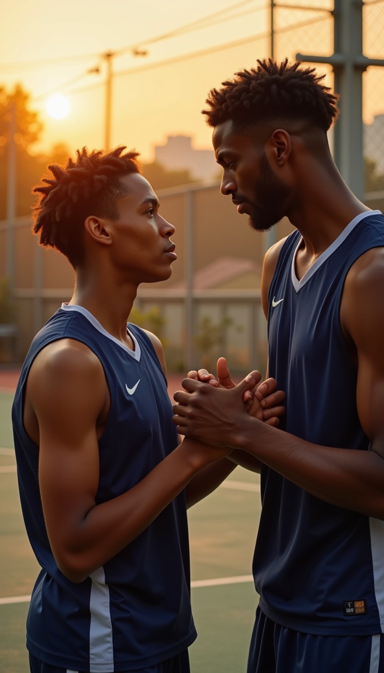 Free Sunset court connection Image - Teamwork, Basketball, Sunset ...