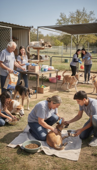 Free Community Helps Animals Image - Volunteers, Animals, Shelter ...