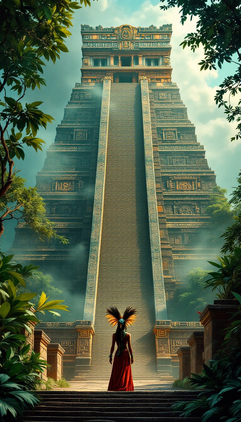 Free Sacred Temple Ascent Image - Temple, Aztec, Pyramid | Download at ...